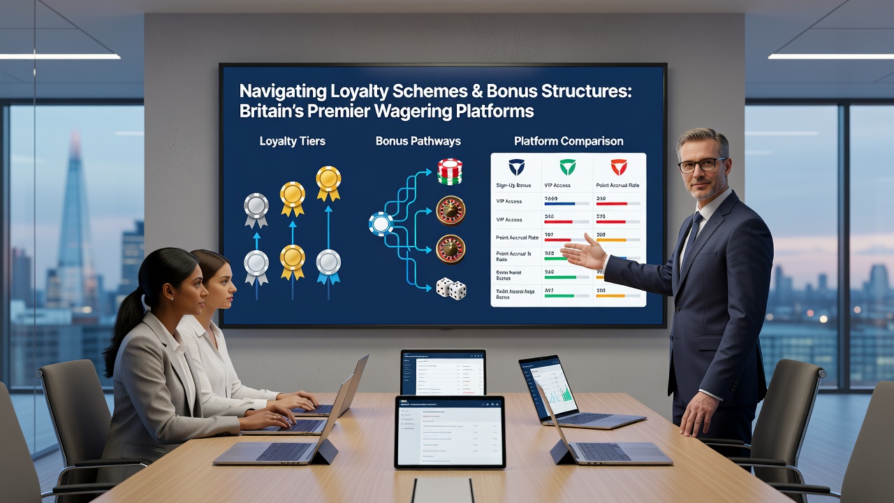 Detailed view of tiered loyalty rewards and bonus redemption options available on prominent UK betting sites